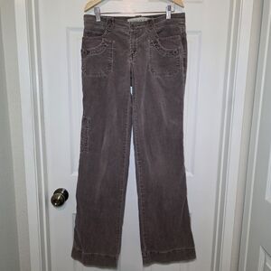 Anthropologie Daughters of the Liberation Corduroy Cargo Wide Leg Pants 4